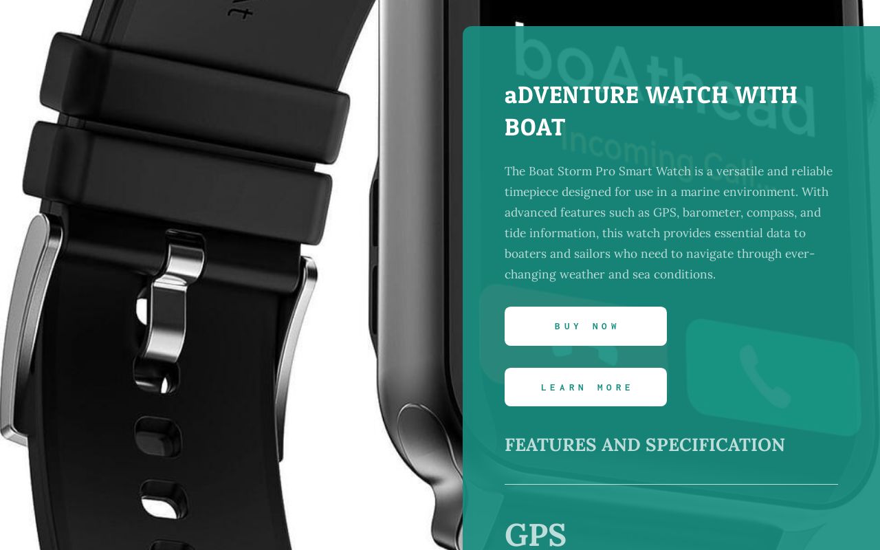Bot Smartwatch BOAT SMART WATCH